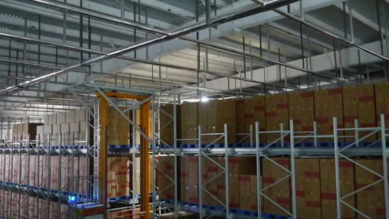 5,000-Slot Storage Power Grid Shuttle Warehouse Project