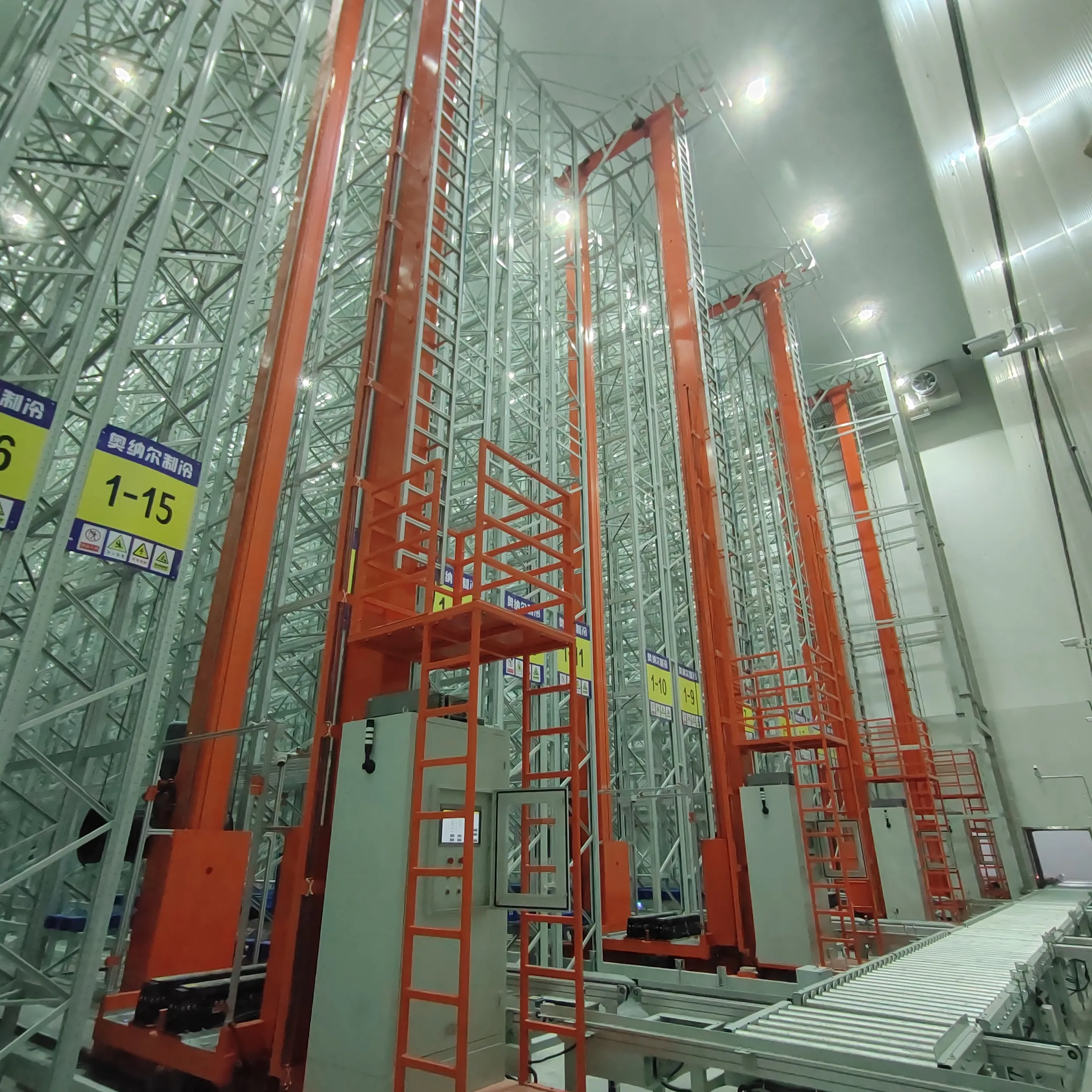 Food Intelligent Stereoscopic Warehouse Project—15,000+ Storage Positions, Low-Temperature Adaptive Stacker Cranes + Intelligent Conveyor System